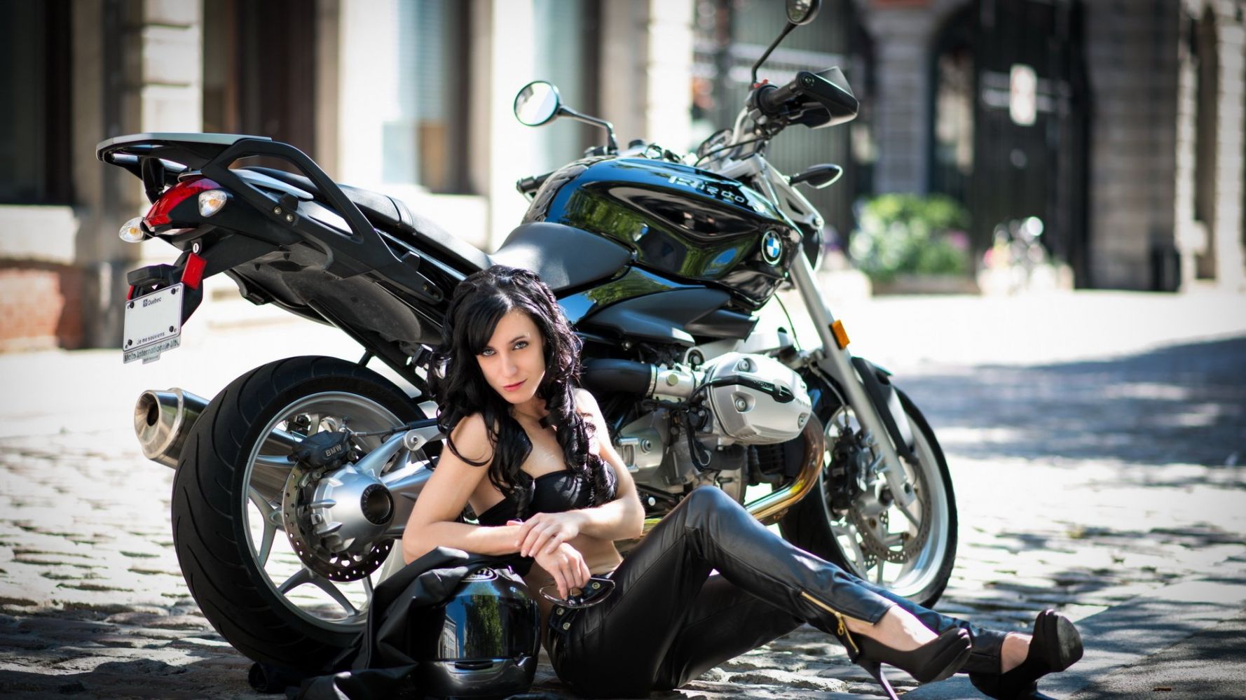 European women on bikes in Urmia