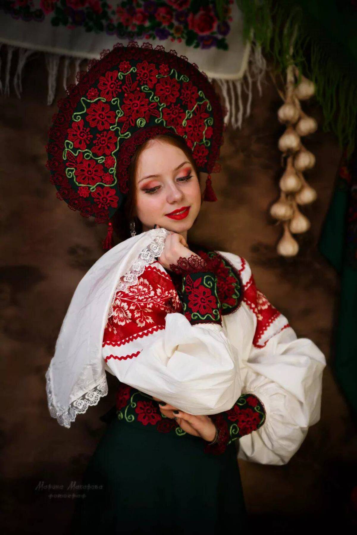 Women in Slavic costumes underwear in Urmia
