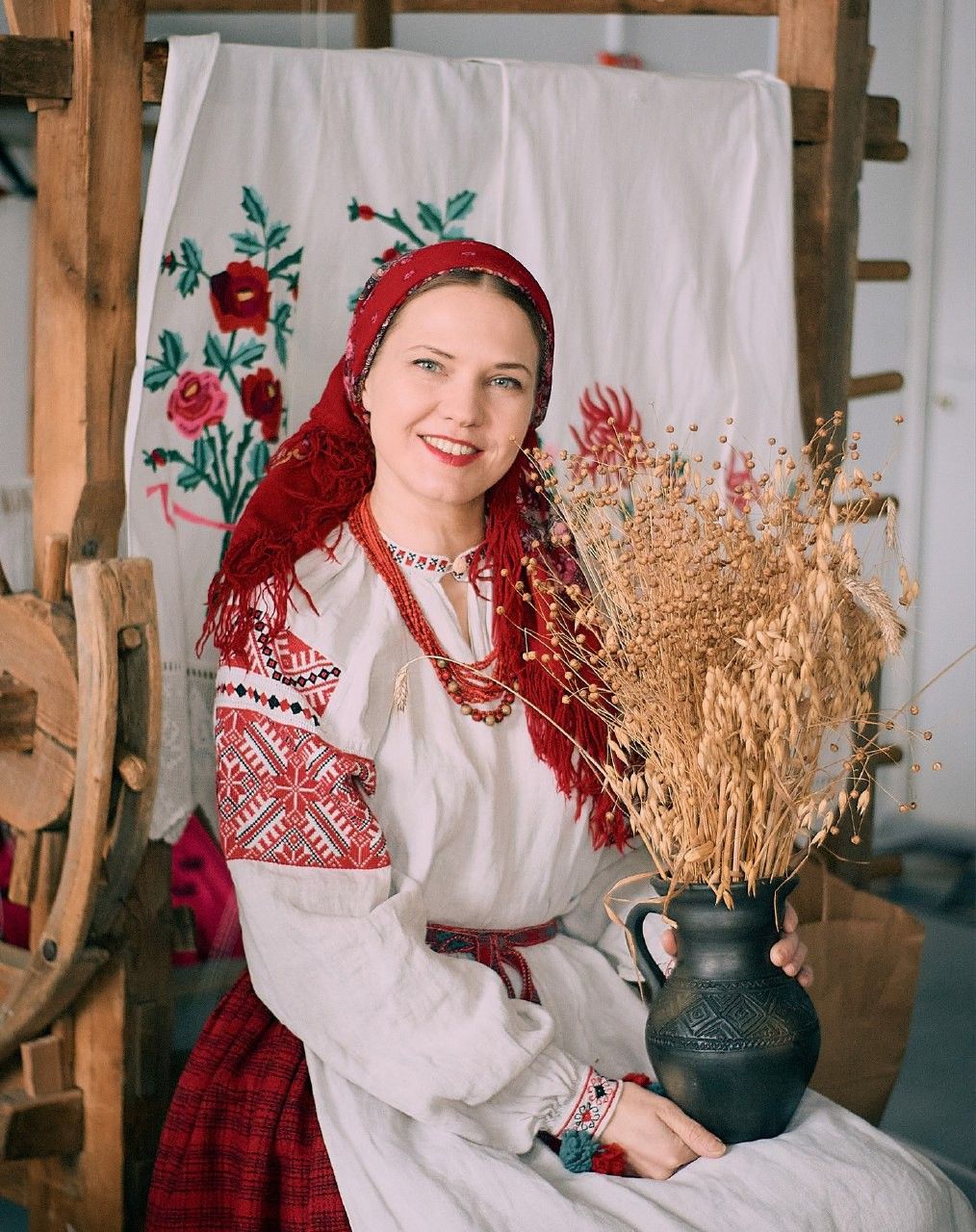 Women in Slavic costumes in Urmia