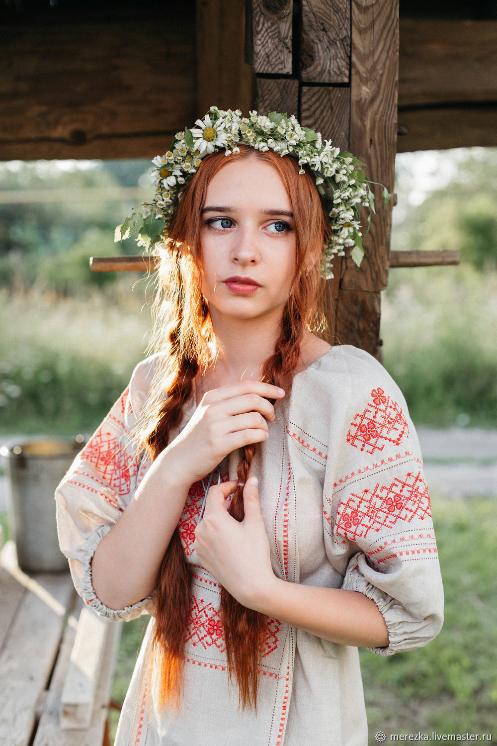 Girls in Slavic costumes in Urmia