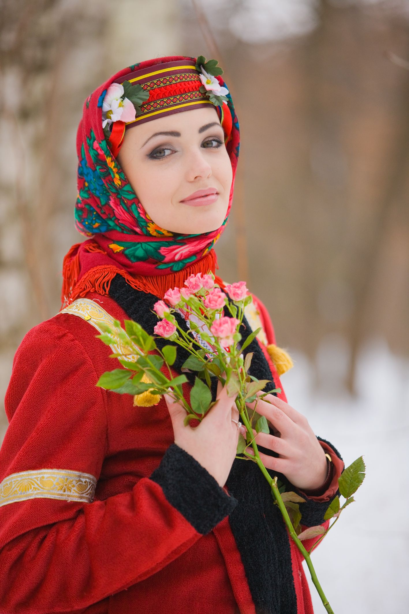Sexy girl Girls in Slavic costumes in Urmia